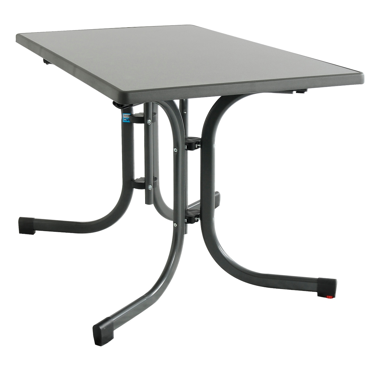 MFG Bistrotisch klappbar, Schieferplatte, 115 x 70 cm, reckteckig, anthrazit