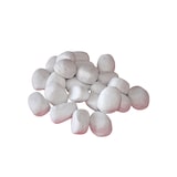 thumbnail of Decoratieve stenen in witte keramische vezel voor open haard. Set van 24 stuks