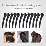 thumbnail of Dayshake Friseur-Haarspangen – 12 Stück – Große Haarspange – Stabile Haarspange mit flacher Nase – Professionelle Haarnadel – Scheitelspangen