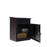 thumbnail of Phoenix Paket Box PB0581BK in Schwarz mit Schlüsselschloss