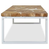 thumbnail of vidaXL Couchtisch Teak Harz 110x60x40 cm