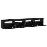 thumbnail of vidaXL TV-Schrank-Set 3 pcs Schwarze Eiche 240 x 35 x 40 cm