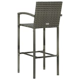 thumbnail of vidaXL 5-tlg. Gartenbar-Set Poly Rattan Grau