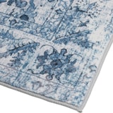 thumbnail of tectake Tapete vintage AMARA, pelo curto - 240 x 340 cm azul
