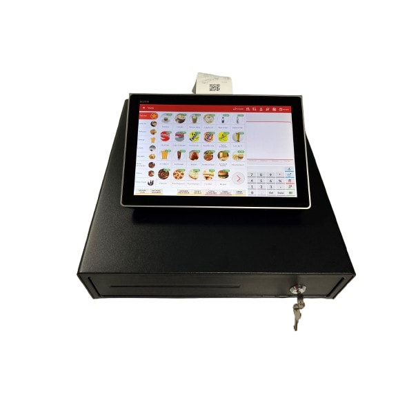 PACK TPV SUNMI D3mini 10" VERI*FACTU/TBAI (Licencia Anual) + Licencia permanente SW Pto Vta ver. Básica+ Imp. 57 col int y display clte + Cajón Peq