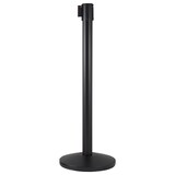 thumbnail of Colonnina Tendinastro Segnapercorso Nere | Paletti Distanziatori con nastro rosso da 3mt