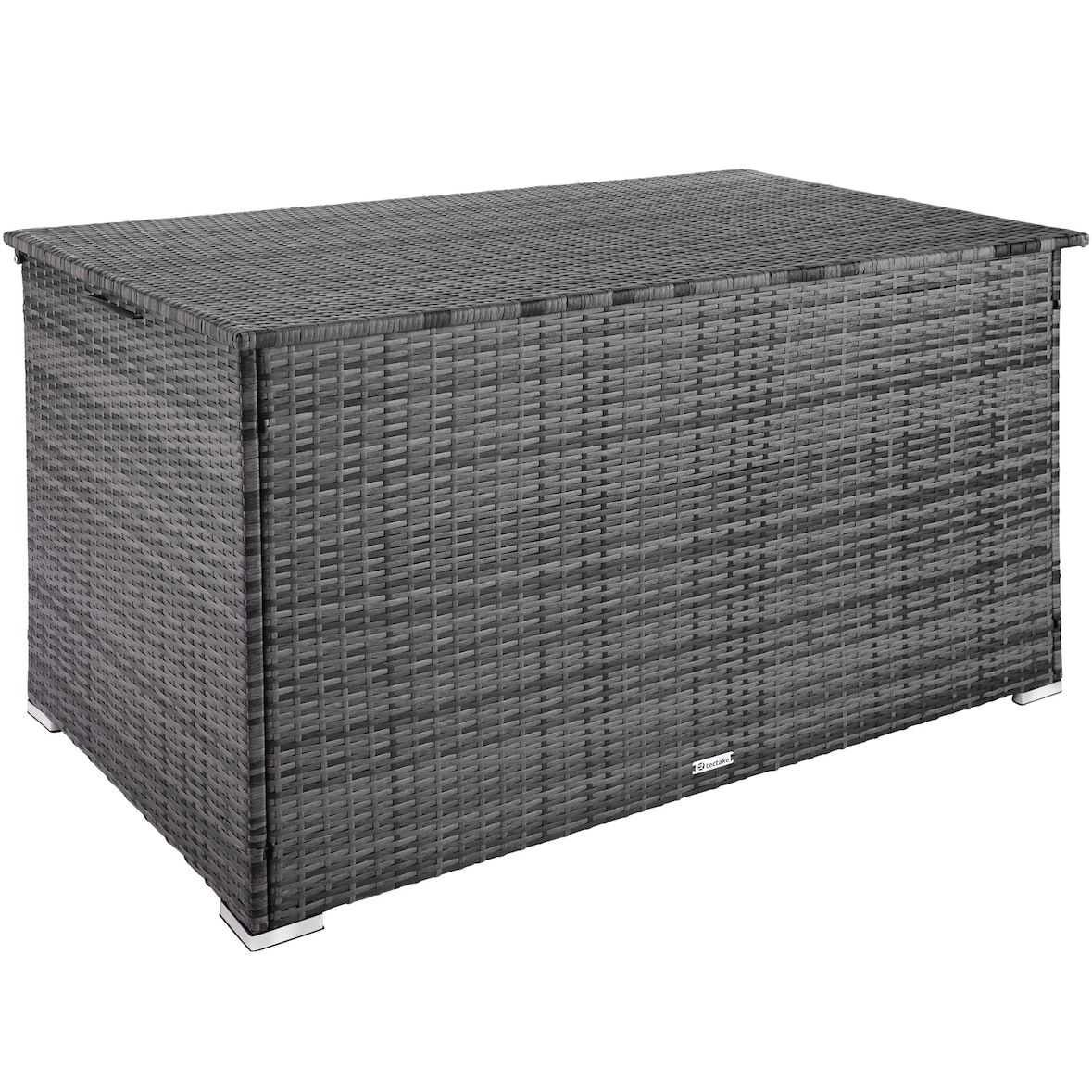tectake Coffre de jardin Oslo structure en aluminium 145x82,5x79,5cm - gris - 404245