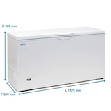 thumbnail of Congélateur coffre professionnel - 411 L - Classe B