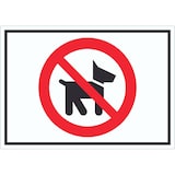 thumbnail of Wir müssen draußen bleiben Symbol Aufkleber A1 (594x841mm)