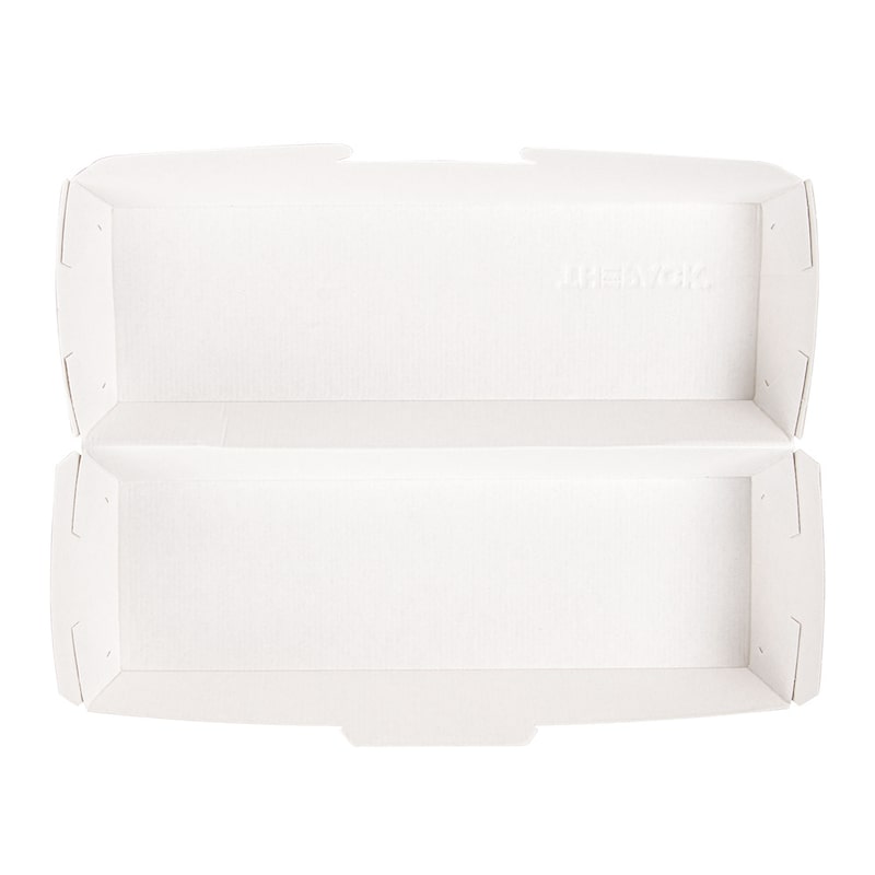 Cajas Panini 'Thepack' 230 G/M2 26,5X12,2X7 Cm Blanco Cartón Ondulado Nano -Micro (300 Unidades