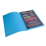 thumbnail of Exacompta - Réf. 210019E - Paquet de 100 chemises rigides ROCK''S 210 g/m2 - dim 24 x 32 cm pour A4 - couleur bleu