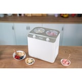 thumbnail of Unold 48830 Eismaschine Doppio - Weiß, mit Kompressor, 250 Watt, Eismaschine Selbstkühlend, Frozen Joghurtmaschine mit 2,4 Liter Eiscreme Volume