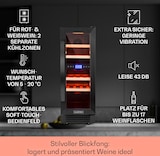 thumbnail of Klarstein Vinovilla 17 Built-In Duo Weinkühlschrank 53l 17 Fl. 2 Zonen Glastür Schwarz