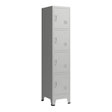 thumbnail of Helloshop26 - Büroschrank Aufbewahrungsmöbel für Büro Werkstatt Schlafzimmer Metallstahl mit 4 lackierten Stahltüren 180 x 38 x 45 03_0006348