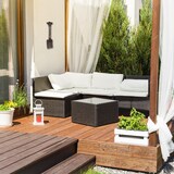 thumbnail of Relaxdays Außenthermometer analog, Gusseisen, Garten Thermometer Wand, antikes Mistgabel-Design, H x B: 30 x 9 cm, braun