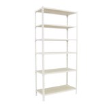 thumbnail of SimonRack Schwerlastregal 2500x1200x500 mm, 6 Ebenen, Holzböden, 200 kg Tragkraft pro Ebene, Weiss - Maderclick