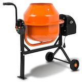 thumbnail of EBERTH Betonmischer 65L, elektrisch, 220W, Stahlkonstruktion mit Handrad & breiter Fußplatte, kompakter Profi-Zementmischer