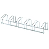 thumbnail of HOMCOM aparcamiento para 6 bicicletas soporte de acero para aparcar bicicletas en el suelo o pared estacionamiento para interior exterior 179x33x27 cm