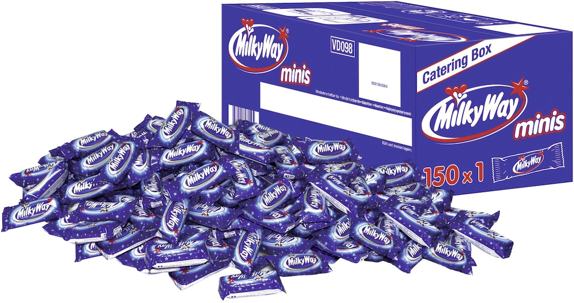Milky Way Minis Catering Box 150 Portionen x 15.5 g (2.32kg)