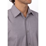 thumbnail of Chef Works® CHAMBRAY Herrenhemd Urban Collection Artikel SLMCH005 Grau Größe 3XL
