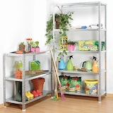 thumbnail of Advantage Metallregal mit 3 Böden und Schrauben. Farbe GRAU 1000x900x400 mm