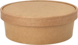 thumbnail of 6 X 50 Salatschalen, Pappe rund 500 ml Ø 15 cm · 4,6 cm braun