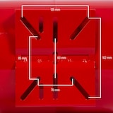 thumbnail of EBERTH Ausdehnungsgefäß 50L, 6 bar, Druckkessel, 1" Anschluss, für Hauswasserwerk, Brunnenpumpe, lackierter Stahl, Horizontal, 0,9mm Wandstärke