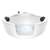 thumbnail of Pool Badewanne Eckwanne Wanne S60-EH 140x140cm mit Tür Walk-in-Pool