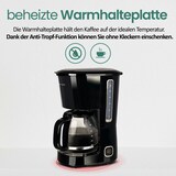 thumbnail of Emerio Koffiezetapparaat met Glazen Kan - 1,5L Filterkoffie - 12 kopjes per keer - Uitneembaar Filter - Non-Drip systeem - 750W - CME-125129.4 Zwart