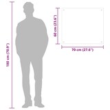 thumbnail of vidaXL Küchenrückwand Transparent 70x60 cm Hartglas