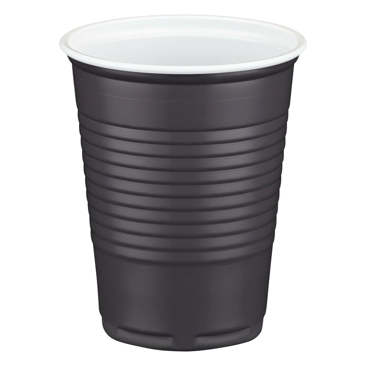 60x Kaffeebecher Heißgetränkebecher braun/grau-weiß 180 ml O 70mm PP