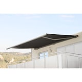 thumbnail of Elektrische Kassettenmarkise T123, Markise Vollkassette 4,5x3m ~ Acryl Anthrazit