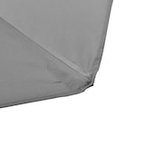 thumbnail of Helloshop26 - Halbschirm für Terrasse oder Balkon Polyester 300 cm grau 03_0001611