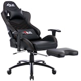 thumbnail of ZIK Sedia da Ufficio Poltrona Gaming Ergonomica con Poggiapiedi e Poggiabraccia, Supporto Lombare, Regolabile in Ecopelle - Nero