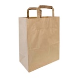 thumbnail of Sac snacking kraft anse plate 26 x 14 x 32 cm (250 unités)