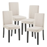 thumbnail of Helloshop26 - 4er-Set Esszimmerstühle 89 x 43 x 54 cm modernes Design robust beige 03_0009828