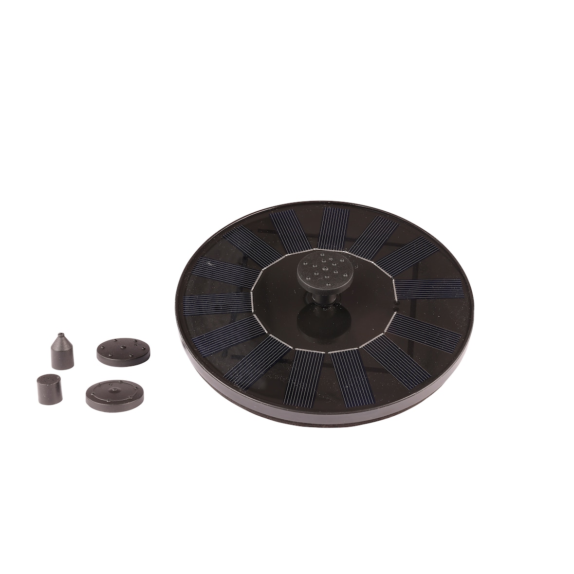 Springbrunnen Solar 16x3,5cm - Spritzbrunnen & Wasserspiel Outdoor - Fontäne Gartenbrunnen Zierbrunnen Teichpumpe Garten Solarbrunnen Schwimmend