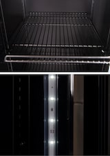 thumbnail of METRO PROFESSIONAL Enfriador de bebidas estrecho GSC2133B, metal/cristal, 39 x 47.5 x 188 cm, 133 L, refrigerac. estática, 200 W, con cerradura, negro
