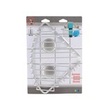 thumbnail of Étagère d'angle en Aluminium chrome sur ventouses extra adhérentes