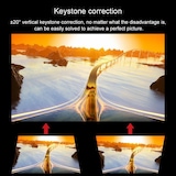 thumbnail of Videoprojecteur LED HD 720P Smart HDMI USB Multimédia Lumineux Blanc YONIS