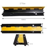 thumbnail of Pasacables / Protector de cables de 2 vías – 100×27×5 cm