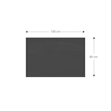 thumbnail of ALLboards Glas-Magnettafel 100x80 cm DUNKEL GRAU