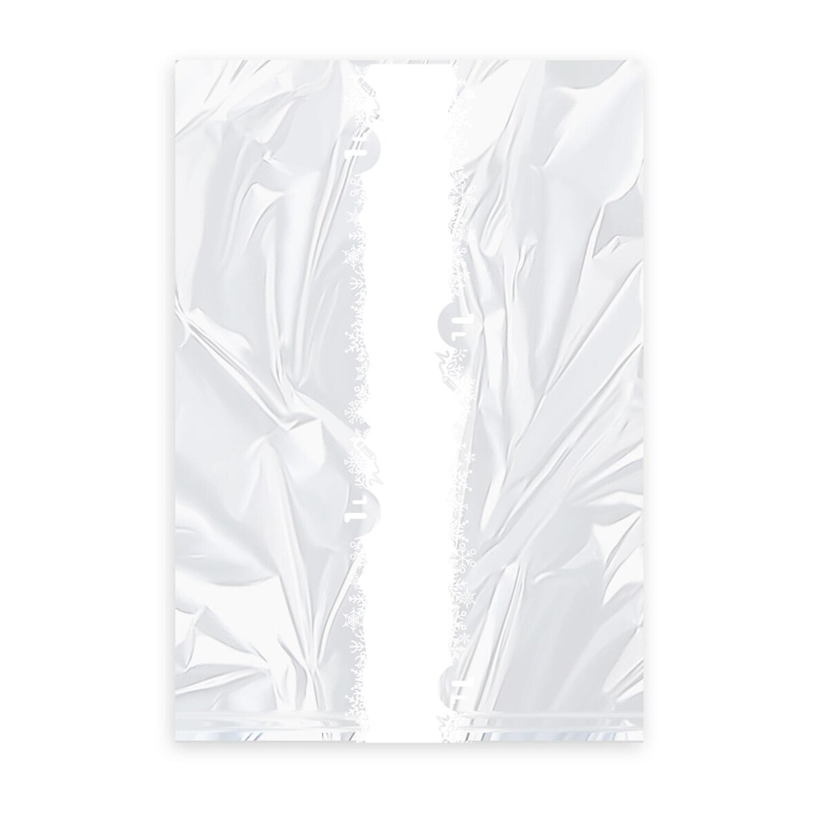 80x Gefrierbeutel mit Verschlussclips 'XL' 280 x 450 mm 6 Liter LDPE