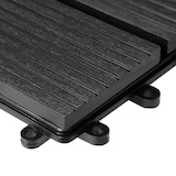 thumbnail of Casaria WPC Fliesen 11x Klassik Anthrazit