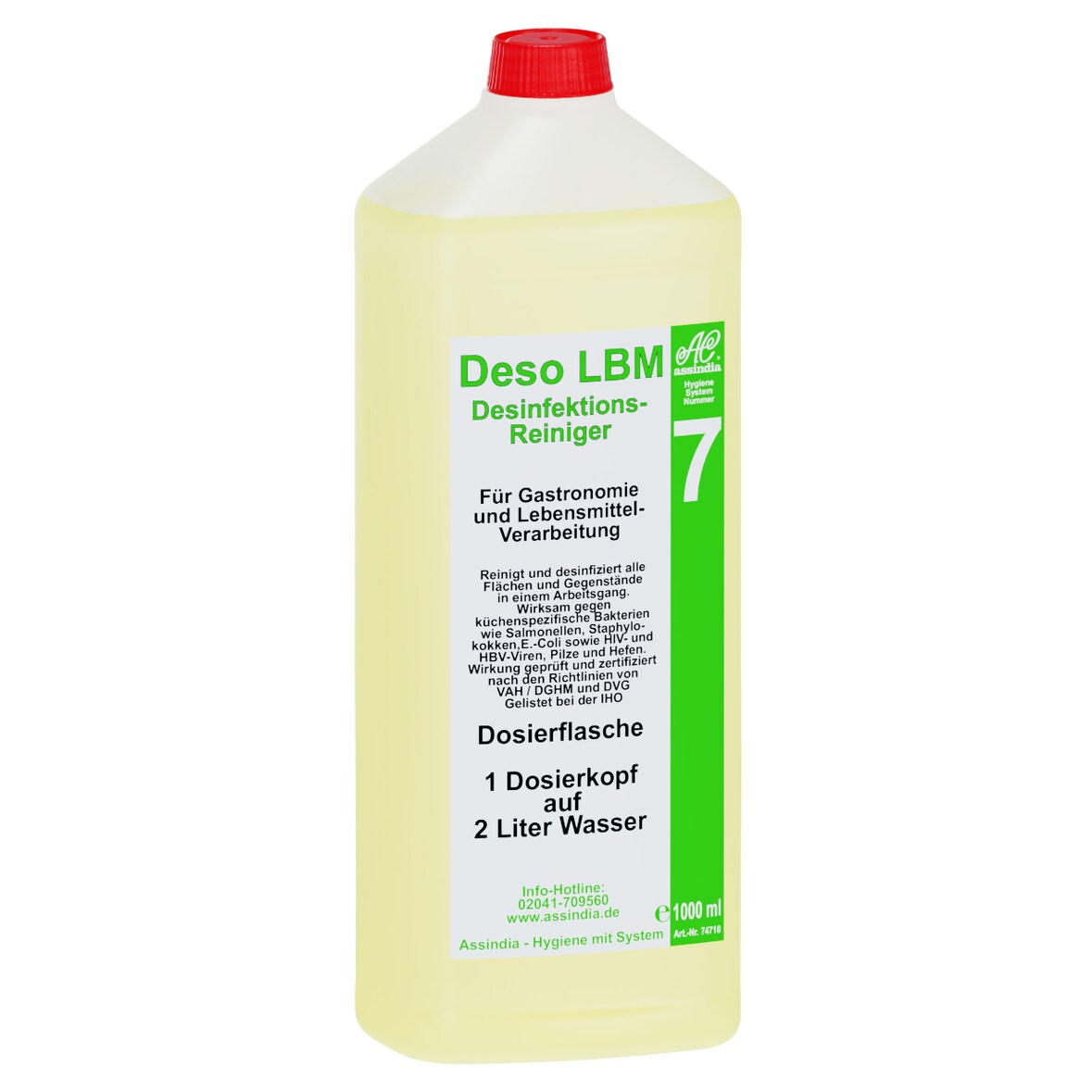 Assindia Deso LBM II Desinfektionsreiniger 1000ml