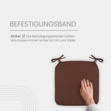 thumbnail of Stuhlkissen Canvas Schoko 38x38x2cm ( 2er Pack )