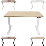 thumbnail of Bisley E-WonderTech elektrisch höhenverstellbarer Schreibtisch 140x60 cm in schwarz/weiß - Elektrischer Tisch höhenverstellbar mit Memory-Funktion