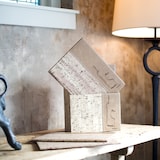 thumbnail of Securit® Design-Lederstil-Menühüllen in Box (1 Doppelinsert, zeigt 4xA4) - 10er Set A4-Weinhüllen