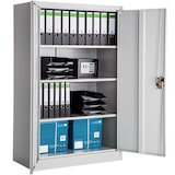 thumbnail of tectake Armario archivador con cierre de seguridad y 4 alturas 140x90x40cm  gris - 402482