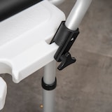 thumbnail of Silla ducha personas mayores silla para ducha taburete de ducha antideslizante con altura ajustable y apoyabrazos regulable carga 136 kg